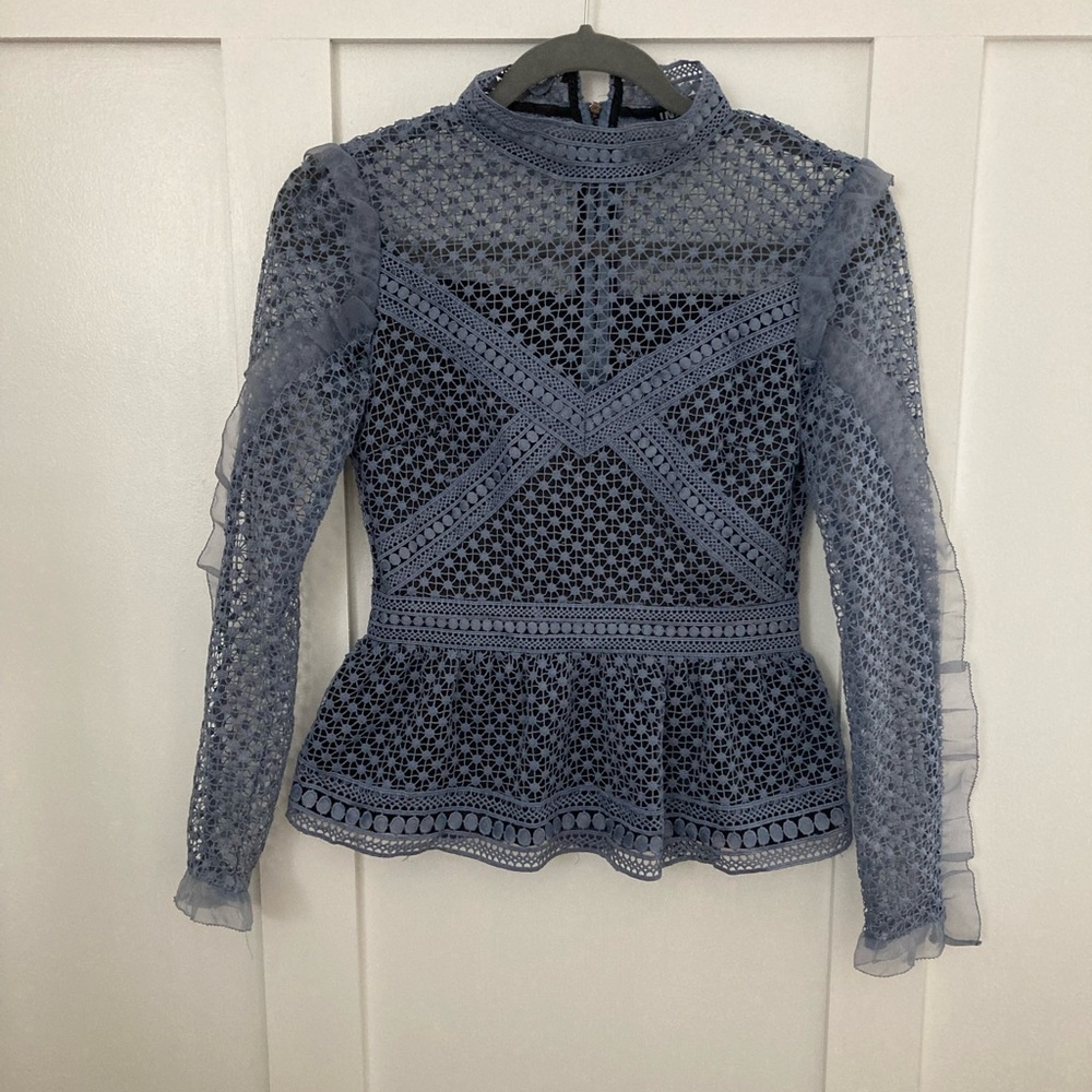INA Blue Top in XS